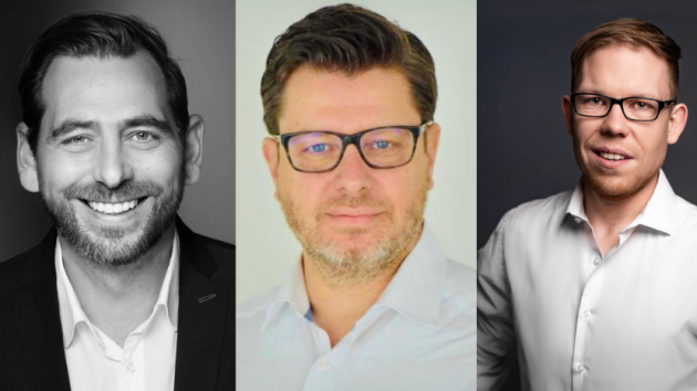 v.l.: Marko Mihajlovic, Bernd Schrder und Finn Wendt erweitern den Mitarbeiterstab von Peter Pane - Quelle: Peter Pane